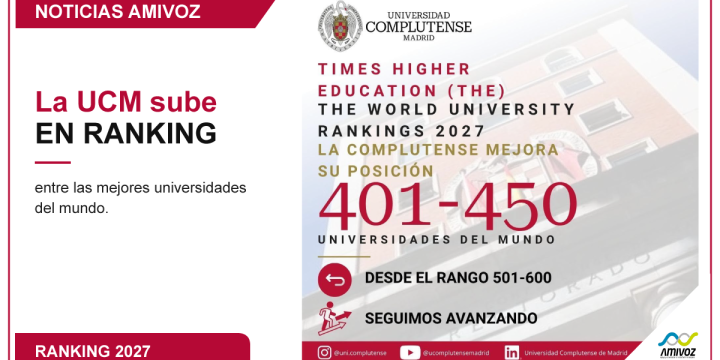 La Universidad Complutense de Madrid sube posiciones entre las mejores universidades del mundo